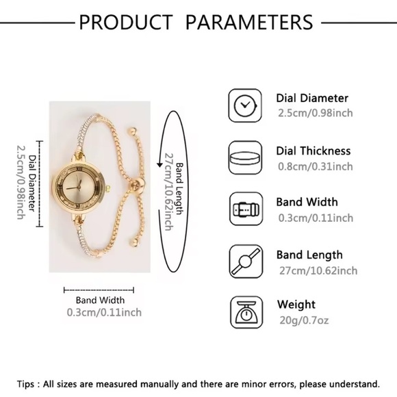 Classic bracket adjustable diamond Gold Women\'s Watch main image 2